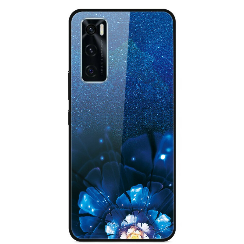 Coque Vivo Y70 Verre trempé Fleurs Fantaisie