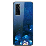 Coque Vivo Y70 Verre trempé Fleurs Fantaisie