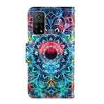 Housse Xiaomi Mi 10T / 10T Pro Flashy Mandala à Lanière