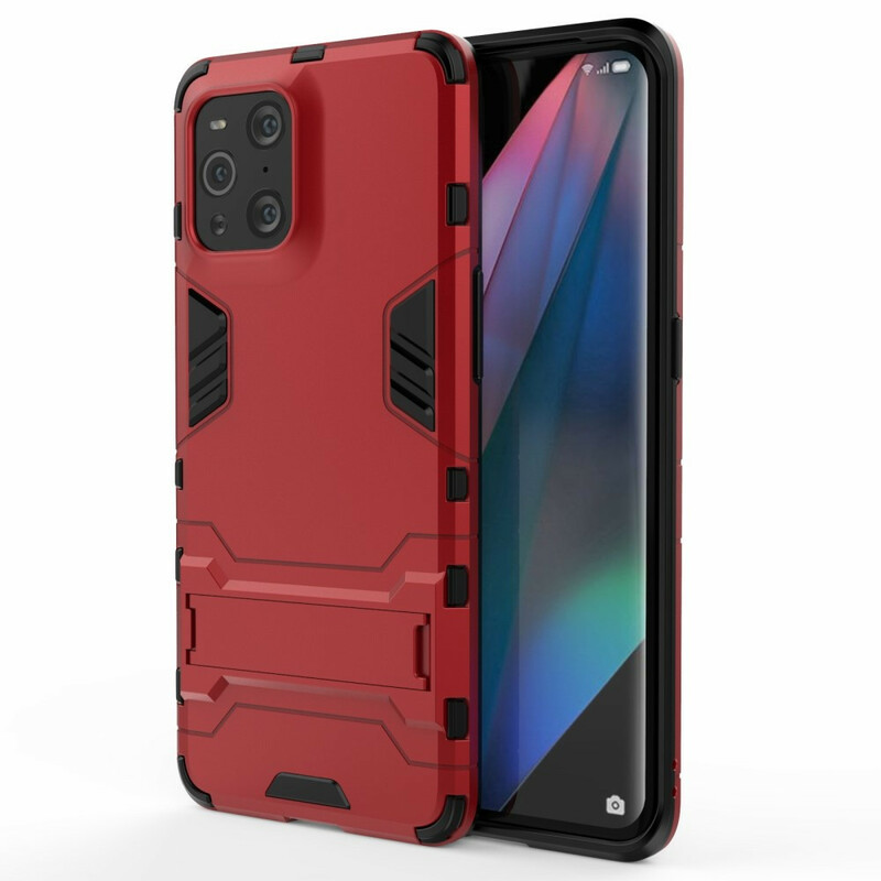 Coque Oppo Find X3 / X3 Pro Résistante Languette