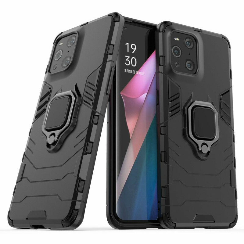 Coque Oppo Find X3 / X3 Pro Ring Résistante