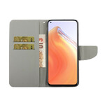 Housse Xiaomi Mi 10T / 10T Pro Fleurs Magistrales avec Lanière