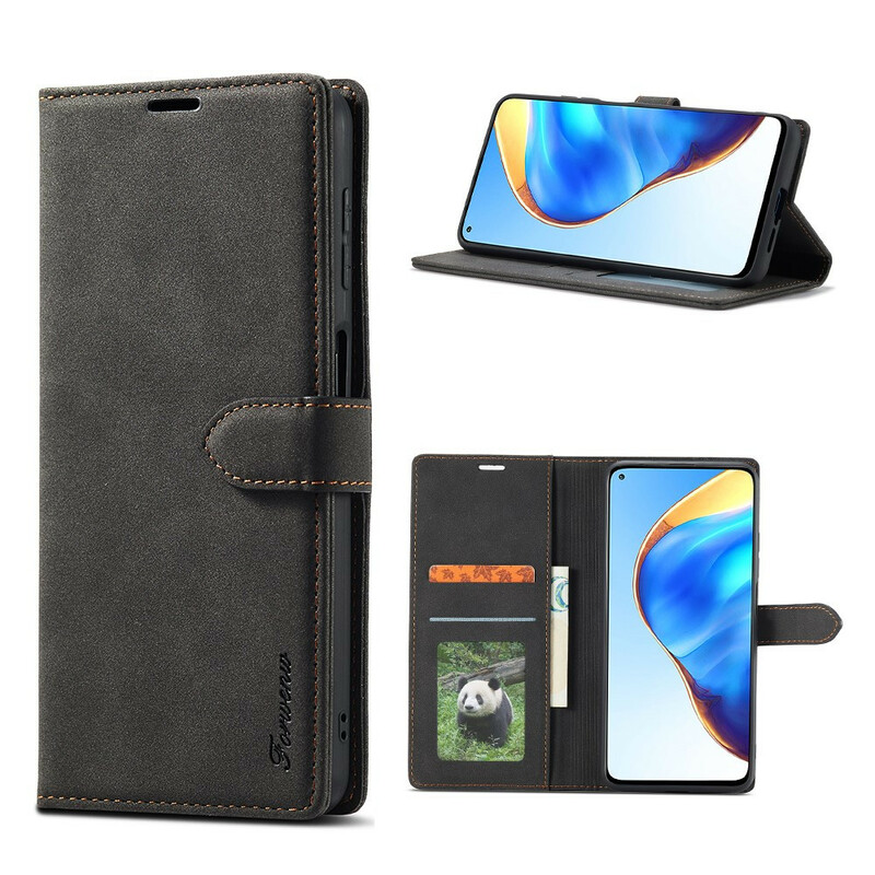 Flip Cover Xiaomi Mi 10T / 10T Pro Effet Cuir FORWENW