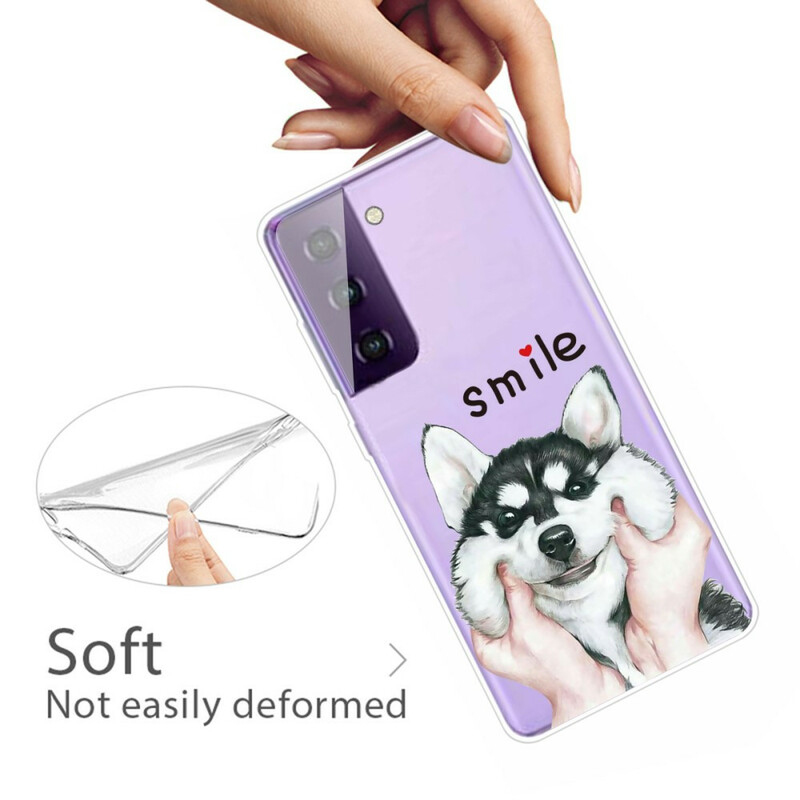 Coque Samsung Galaxy S21 FE Smile Dog