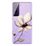 Coque Samsung Galaxy S21 FE Transparente Une Fleur