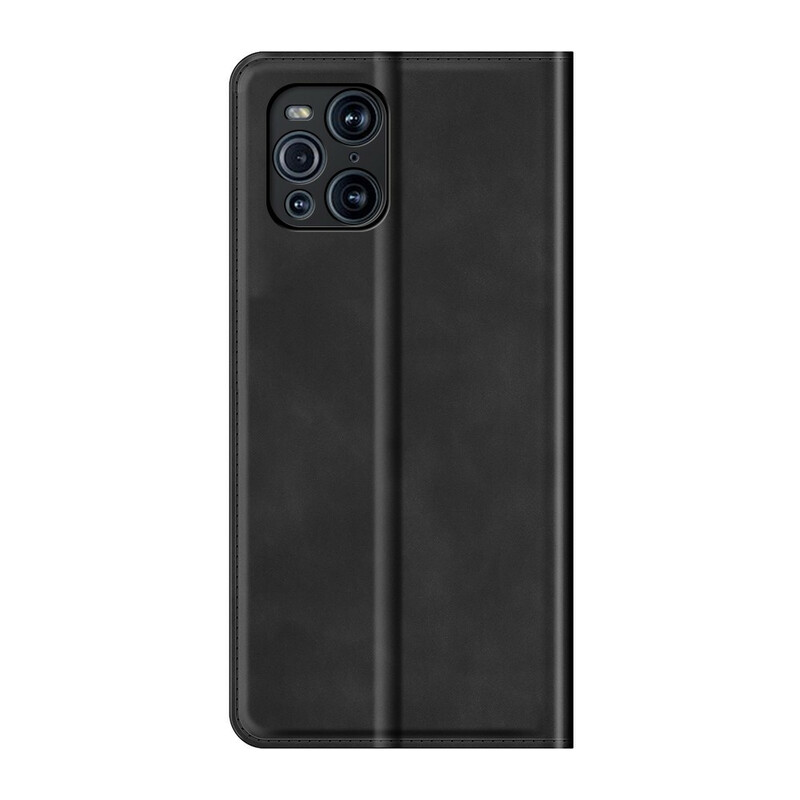 Flip Cover Oppo Find X3 / X3 Pro Effet Cuir Douceur