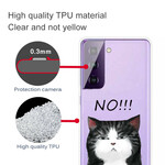 Coque Samsung Galaxy S21 FE Le Chat Qui Dit Non