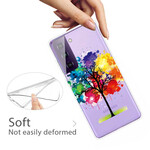 Coque Samsung Galaxy S21 FE Arbre Aquarelle