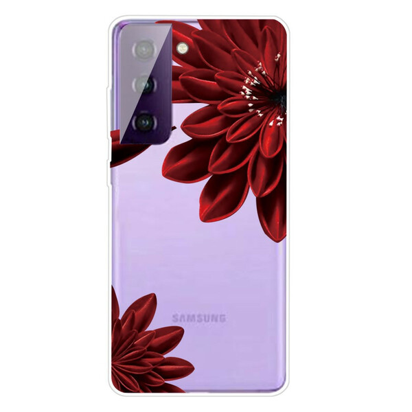 Coque Samsung Galaxy S21 FE Fleurs Sauvages