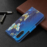 Housse Samsung Galaxy S21 FE Papillons Rois