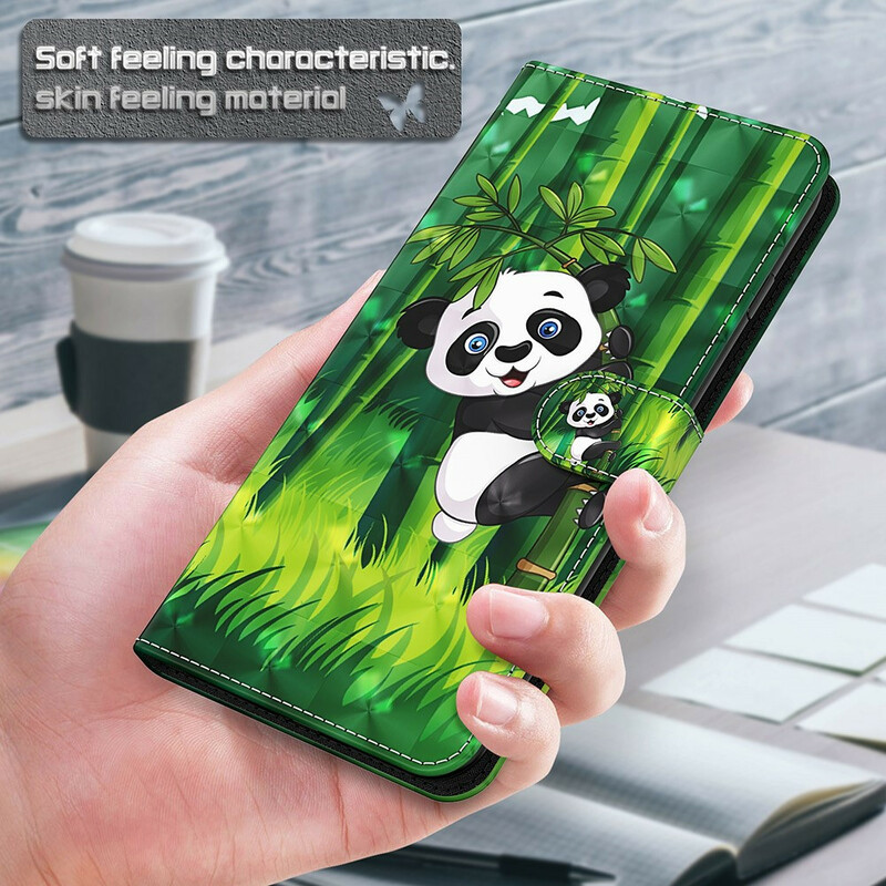 Housse Samsung Galaxy S21 FE Panda et Bambou