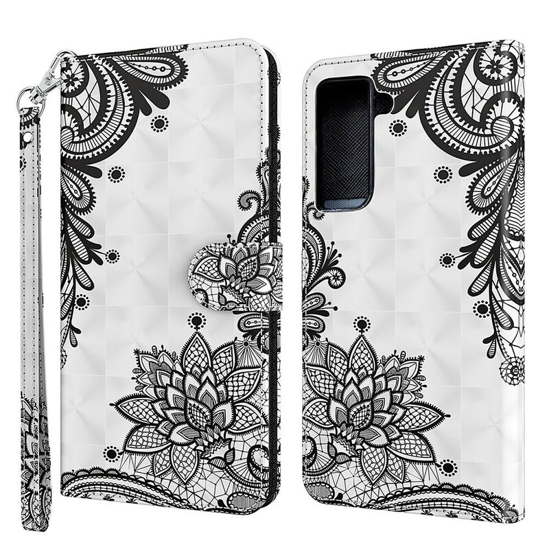 Housse Samsung Galaxy S21 FE Chic Dentelle