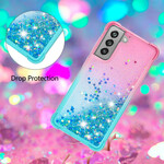 Coque Samsung Galaxy S21 FE Paillettes Colors