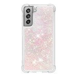 Coque Samsung Galaxy S21 FE Désires Paillettes