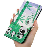 Housse Xiaomi Redmi 9T / Note 9 Light Spot Pandas