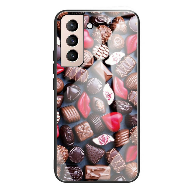 Coque Samsung Galaxy S21 FE Verre Trempé Chocolat