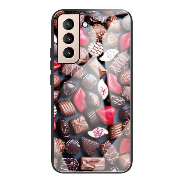 Coque Samsung Galaxy S21 FE Verre Trempé Chocolat