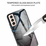 Coque Samsung Galaxy S21 FE Verre Trempé Géométrie