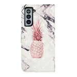 Housse Samsung Galaxy S21 FE Light Spot Ananas