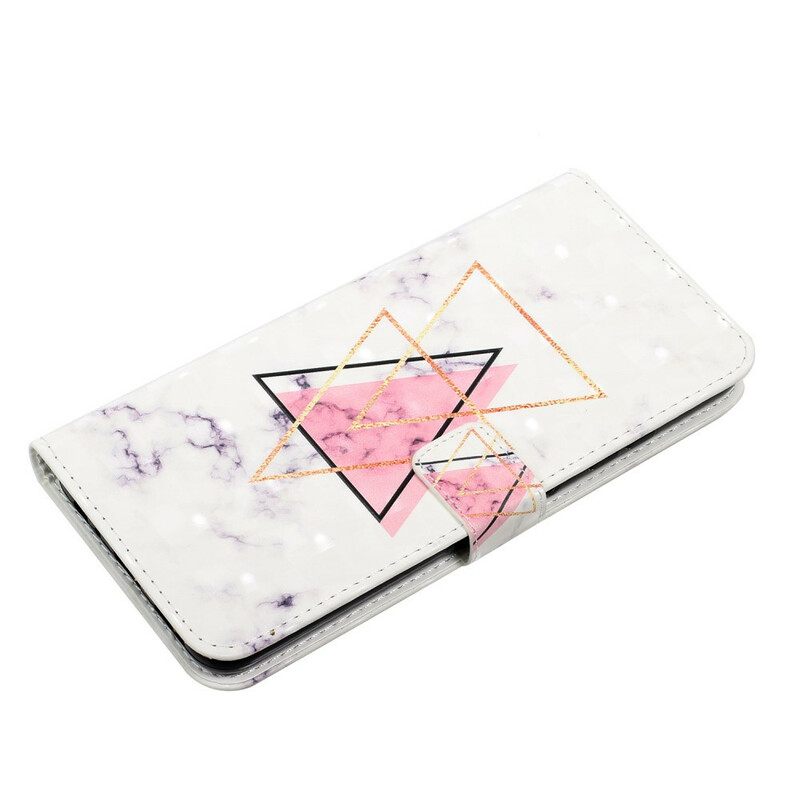 Housse Samsung Galaxy S21 FE Triangle en paillettes