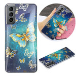 Coque Samsung Galaxy S21 FE Papillons Design