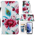 Housse Samsung Galaxy S21 FE Fleurs Intenses