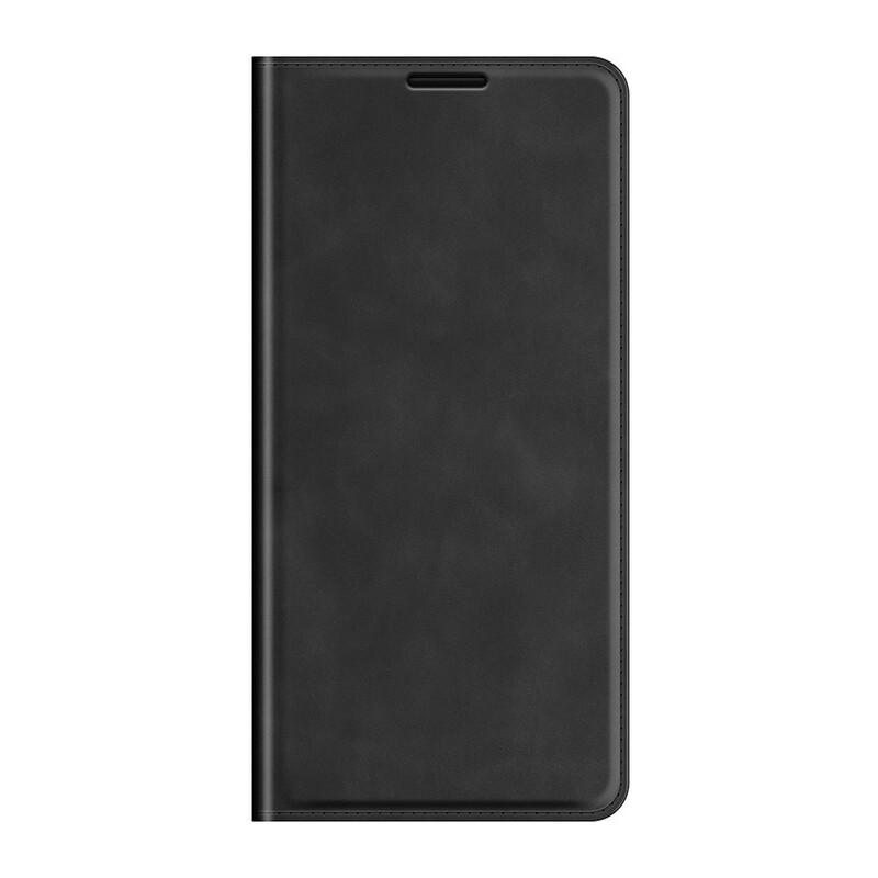 Flip Cover Oppo Find X3 Neo Effet Cuir Silky Touch