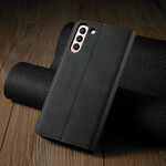 Flip Cover Samsung Galaxy S21 FE Effet Cuir FORWENW