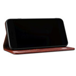 Flip Cover Samsung Galaxy S21 FE Simili Cuir Ciré