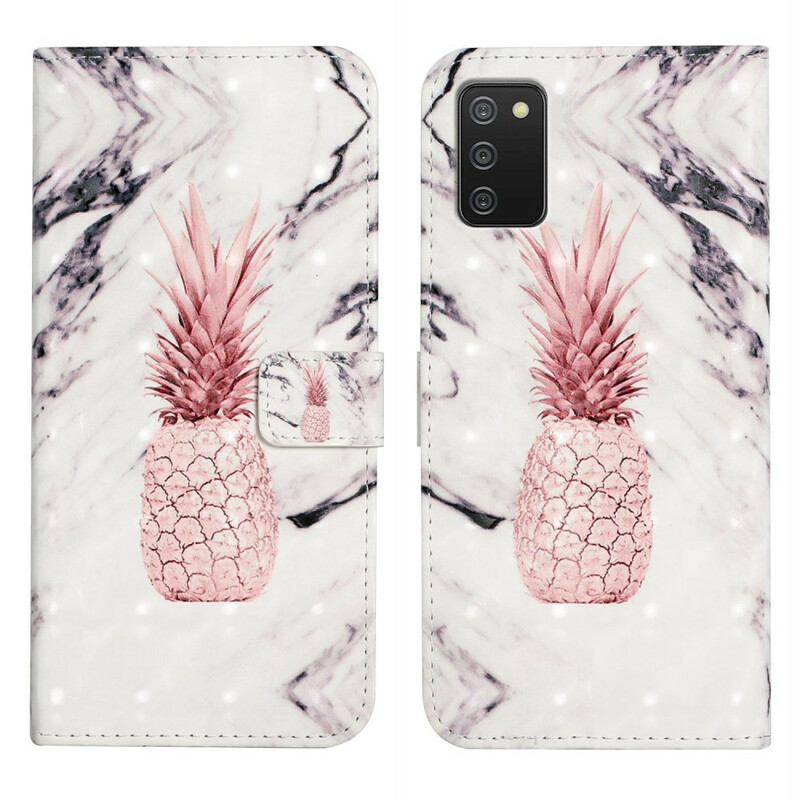 Housse Samsung Galaxy A02s Light Spot Ananas