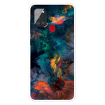 Coque Samsung Galaxy A21s Nuages Colorés