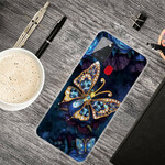 Coque Samsung Galaxy A21s Papillons Variés