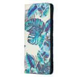 Flip Cover Samsung Galaxy A21s Feuilles