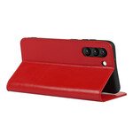 Flip Cover Samsung Galaxy S21 FE Cuir Véritable