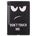 Smart Case Samsung Galaxy Tab S7 FE Porte-Stylet Don't Touch Me