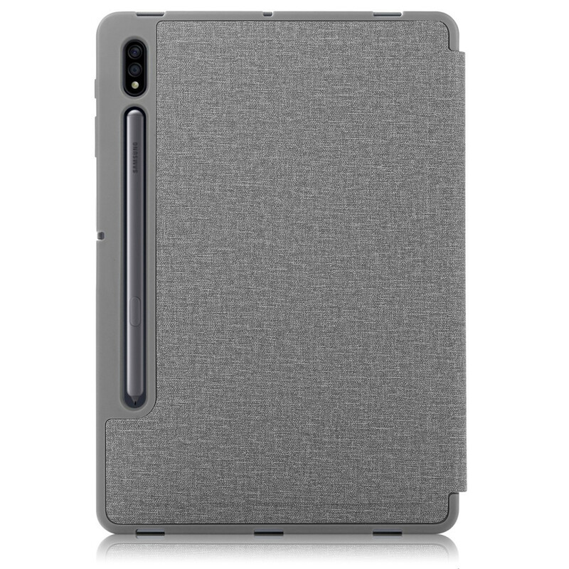 Smart Case Samsung Galaxy Tab S7 FE / T736 Texture Tissu Origami