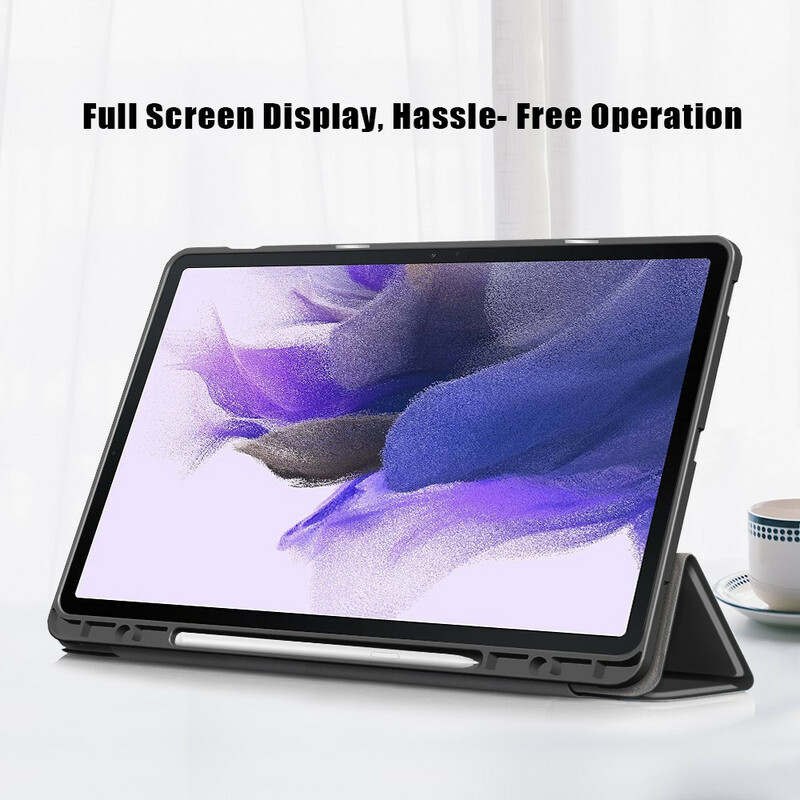 Smart Case Samsung Galaxy Tab S7 FE Tri-Fold Porte-Stylet Renforcée