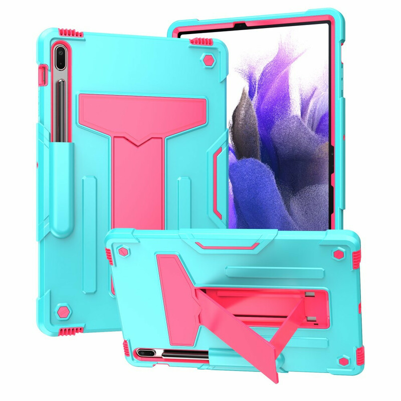 Coque Samsung Galaxy Tab S7 FE Résistante Support Pliable