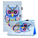 Housse Samsung Galaxy Tab A7 Lite Hibou Tribal