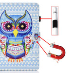 Housse Samsung Galaxy Tab A7 Lite Hibou Tribal