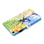 Housse Samsung Galaxy Tab A7 Lite Arbre Aquarelle