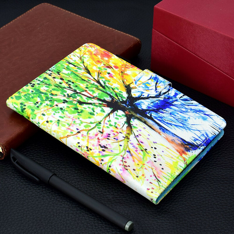 Housse Samsung Galaxy Tab A7 Lite Arbre Aquarelle