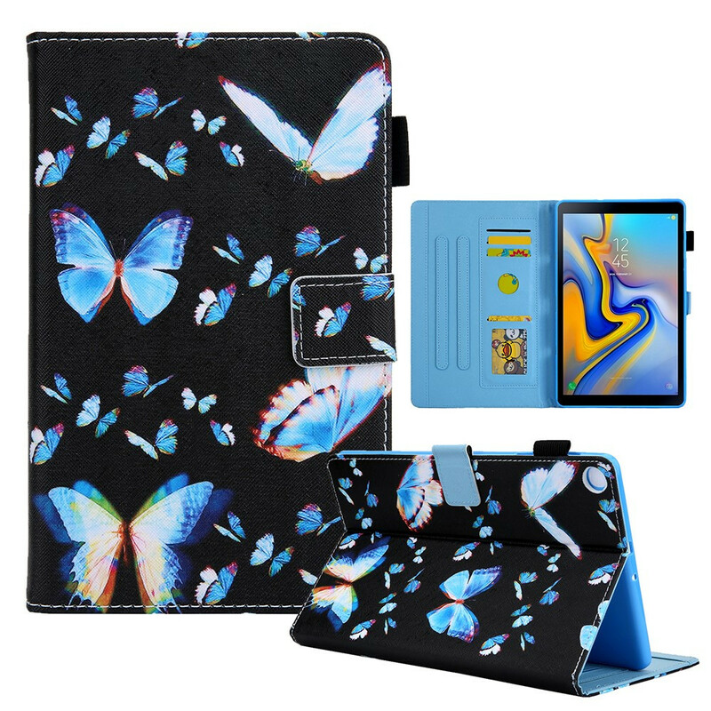 Housse Samsung Galaxy Tab A7 Lite Multiples Papillons