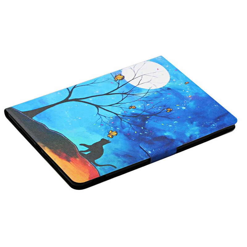 Housse Samsung Galaxy Tab A7 Lite Arbre à la Lune et au Soleil