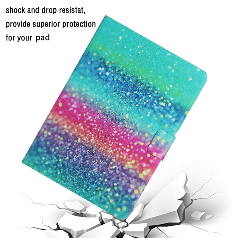 Housse Samsung Galaxy Tab A7 Lite Design Paillettes