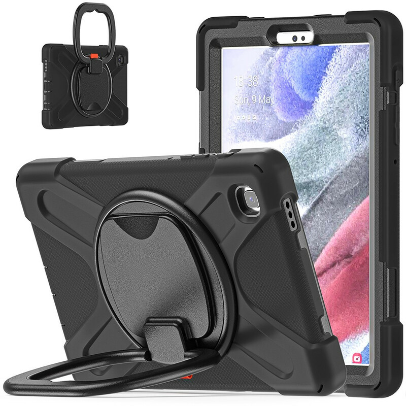 Coque Samsung Galaxy Tab A7 Lite Ultra Résistante Anneau-Support Rotatif