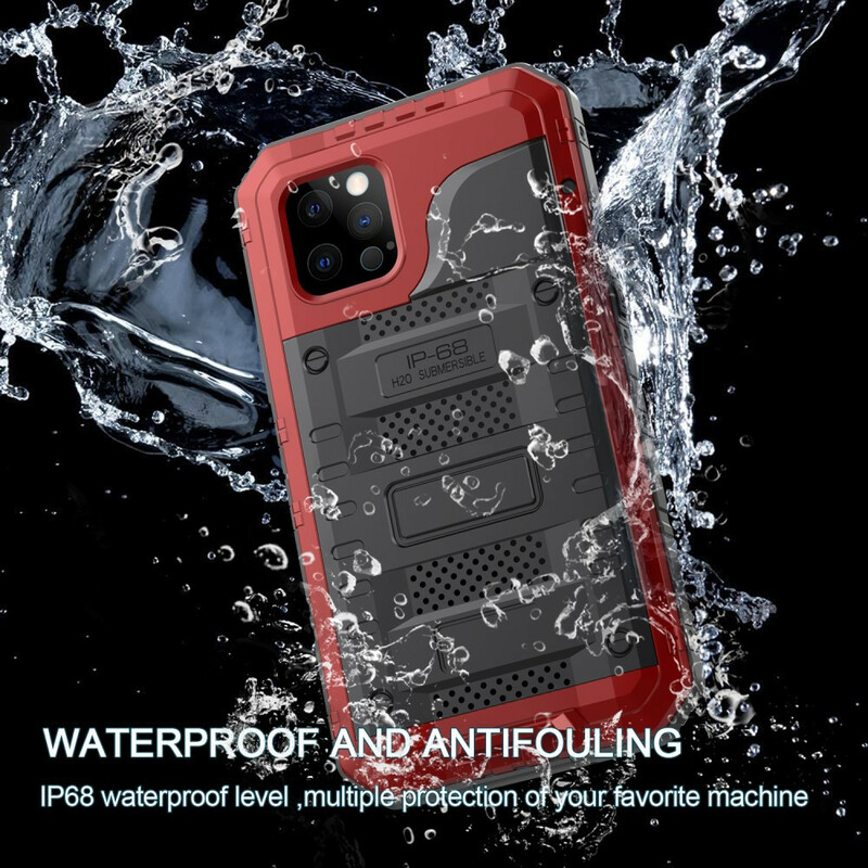 Coque iPhone 12 Pro Max Waterproof Super Résistante Métal