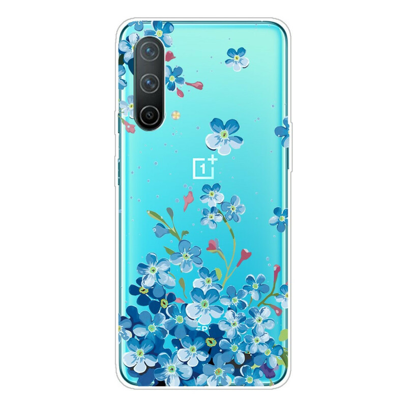 Coque OnePlus Nord CE 5G Fleurs Bleues