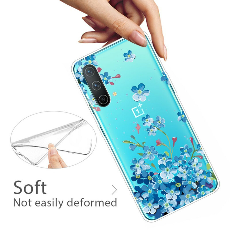 Coque OnePlus Nord CE 5G Fleurs Bleues