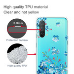 Coque OnePlus Nord CE 5G Fleurs Bleues